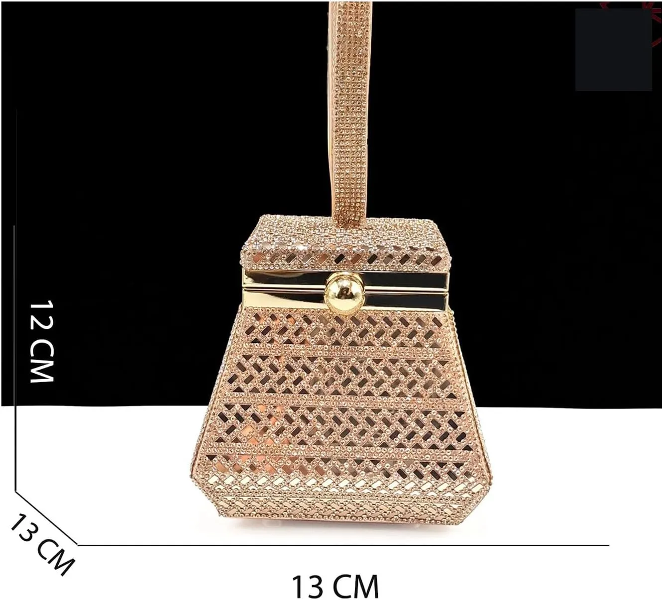 Womens African Themed Sparkly Evening Shoes and Shoulder Bag Set Crystal Decorated High Heels for