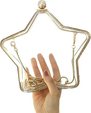 Women's Conch Clutch Purse Elegant Acrylic Evening Bag with Chain Strap for Crossbody Shoulder for Wedding Party Proms