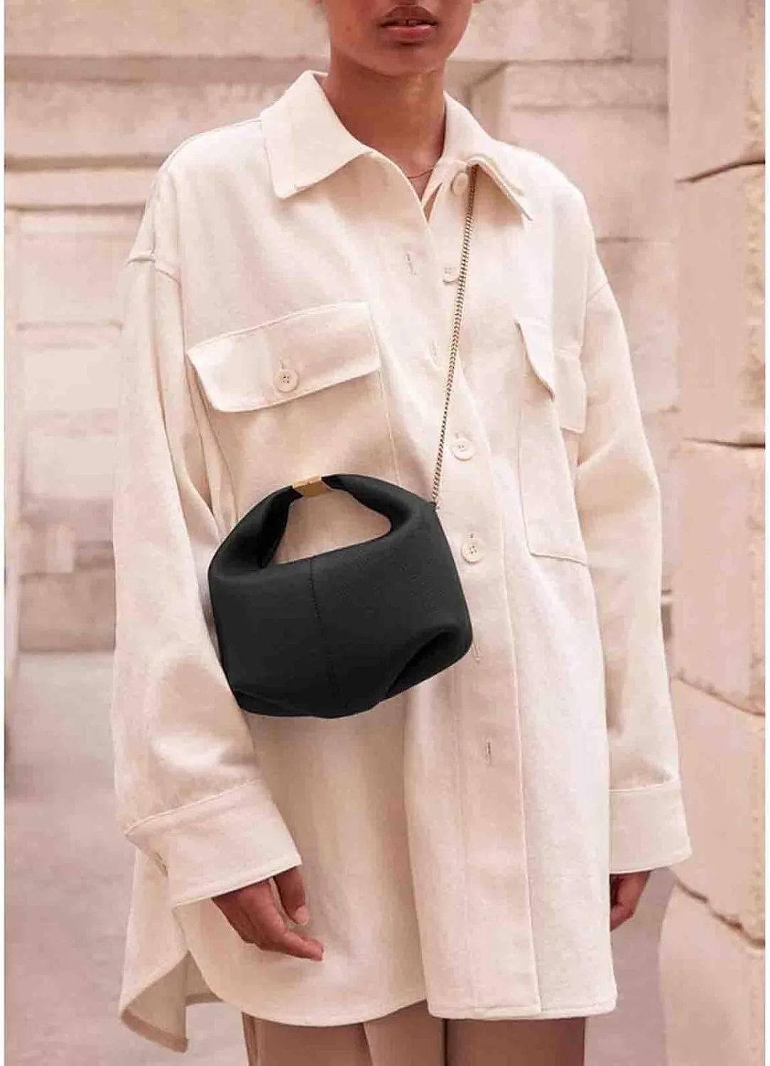 Women's crossbody bag wallet handle bag chic dumpling bag handbag designer artificial leather shoulder bag