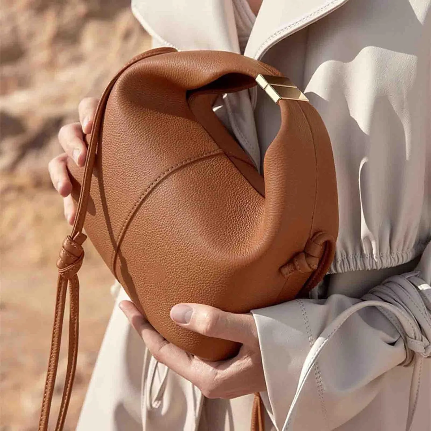 Women's crossbody bag wallet handle bag chic dumpling bag handbag designer artificial leather shoulder bag
