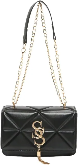 Women's Elegant Shoulder Bag Lightweight Handbag Squared Buckle Cross Body Bags Vintage Purses