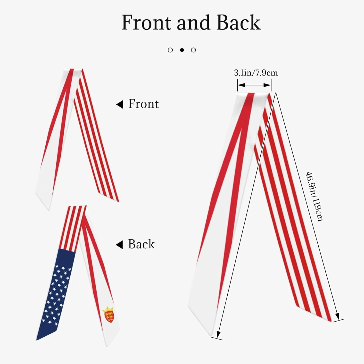 Women's Fashion Neck Scarf Lesotho Lesothan America Flag Neckerchief Headscarf