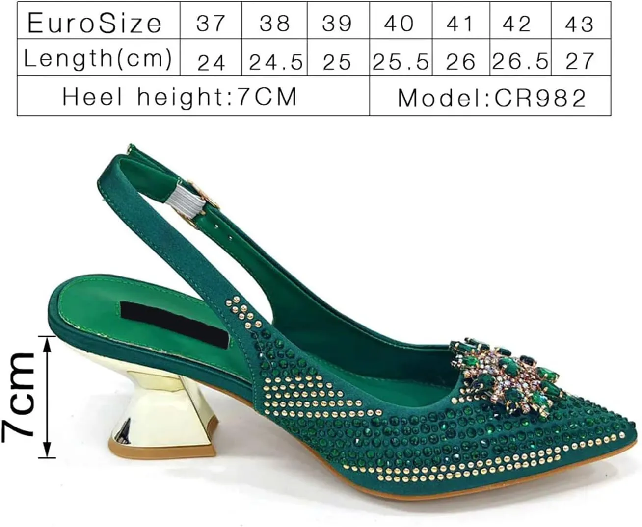 Womens Italian Style Luxury Evening Shoes and Matching Clutch Set Rhinestone Accented High Heels for Bride