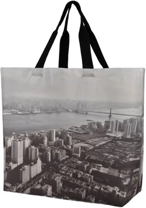 Women's Large-capacity Shoulder Shopping Bag Reusable Foldable Shopping Bags Mumbai City Beach Bag