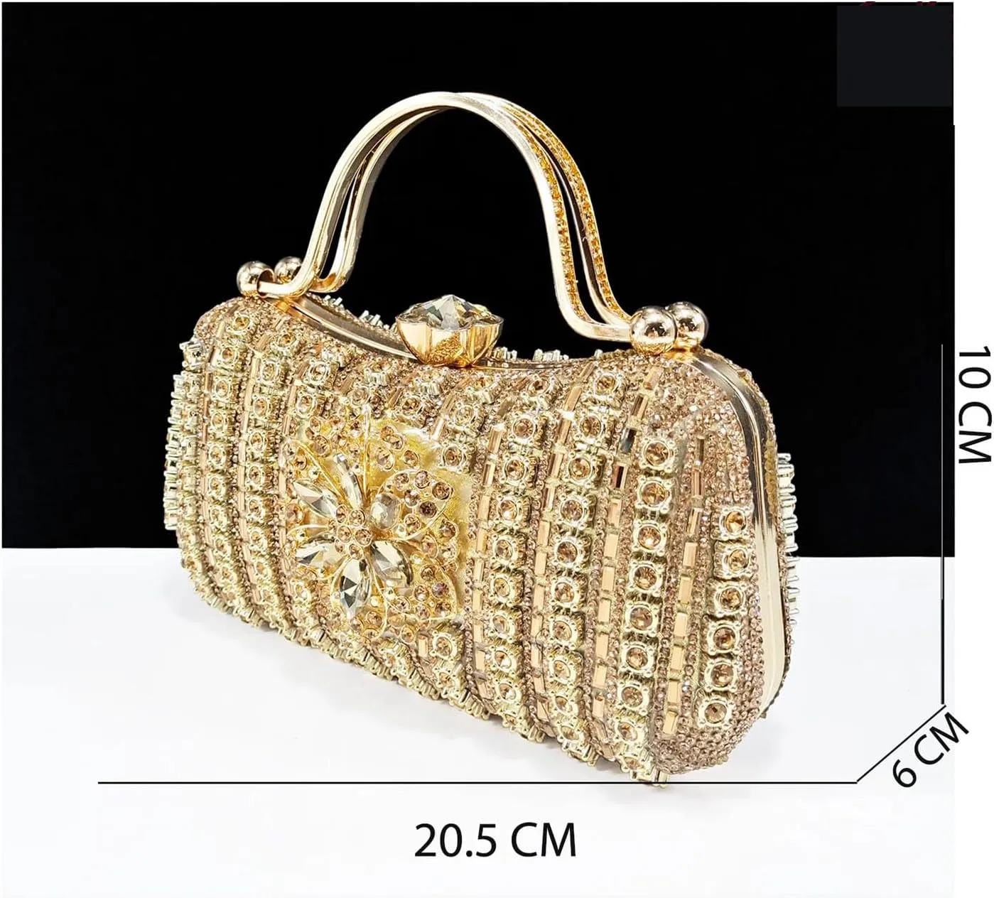 Womens Luxury Italian Style Evening Shoes and Clutch Combo Sparkly Crystal Decorated Heels for Formal Wear