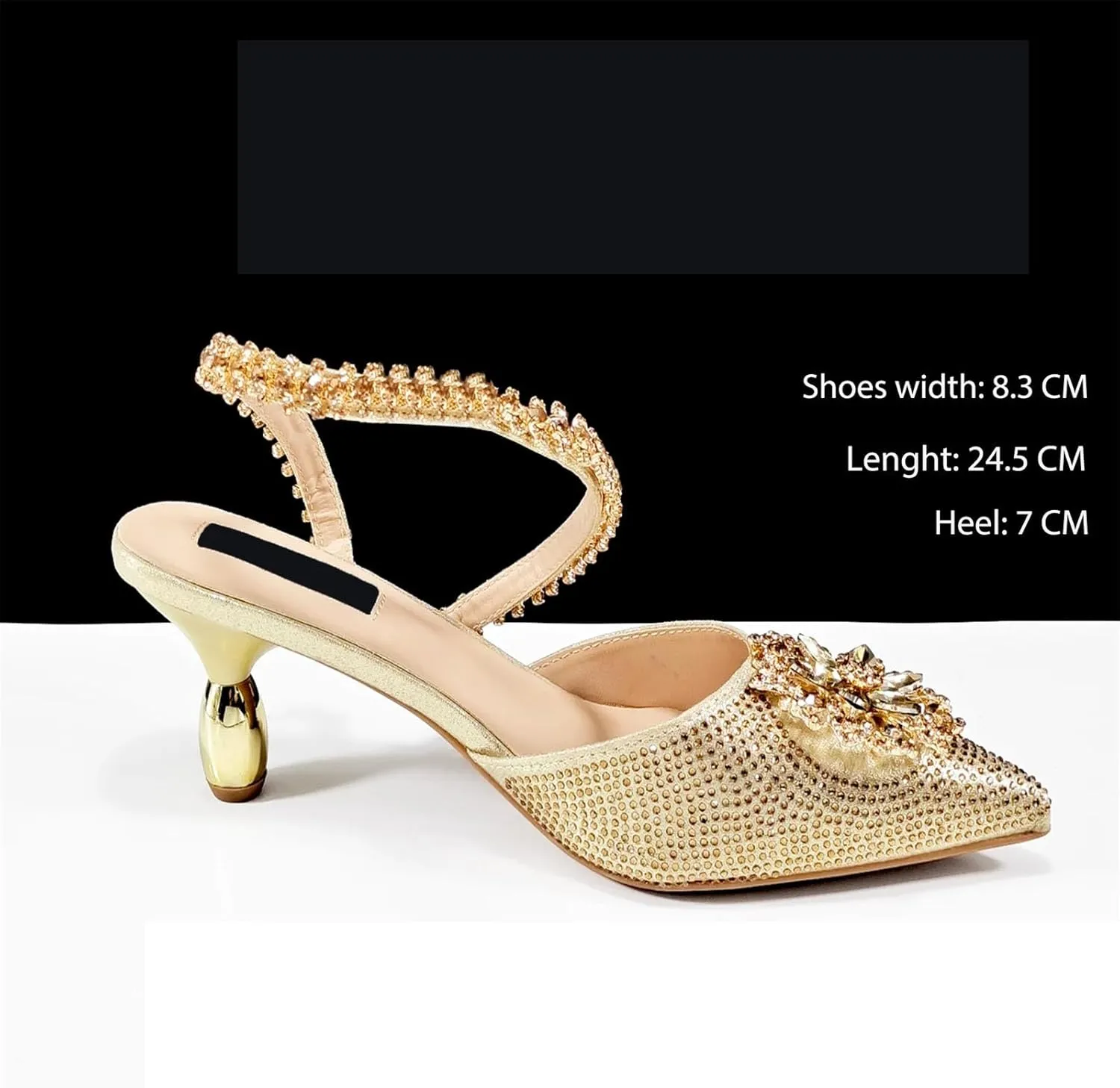 Womens Luxury Italian Style Evening Shoes and Clutch Combo Sparkly Crystal Decorated Heels for Formal Wear