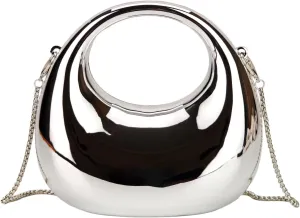 Women's Mini Crescent Acrylic Designer Luxury Bags Clutch Purse Bag Crossbody Shoulder Handbags With Chain