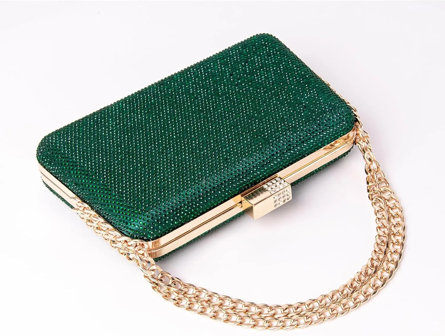 Women's Rhinestone Clutch Evening Bags Sparkly Glitter Formal Handbags