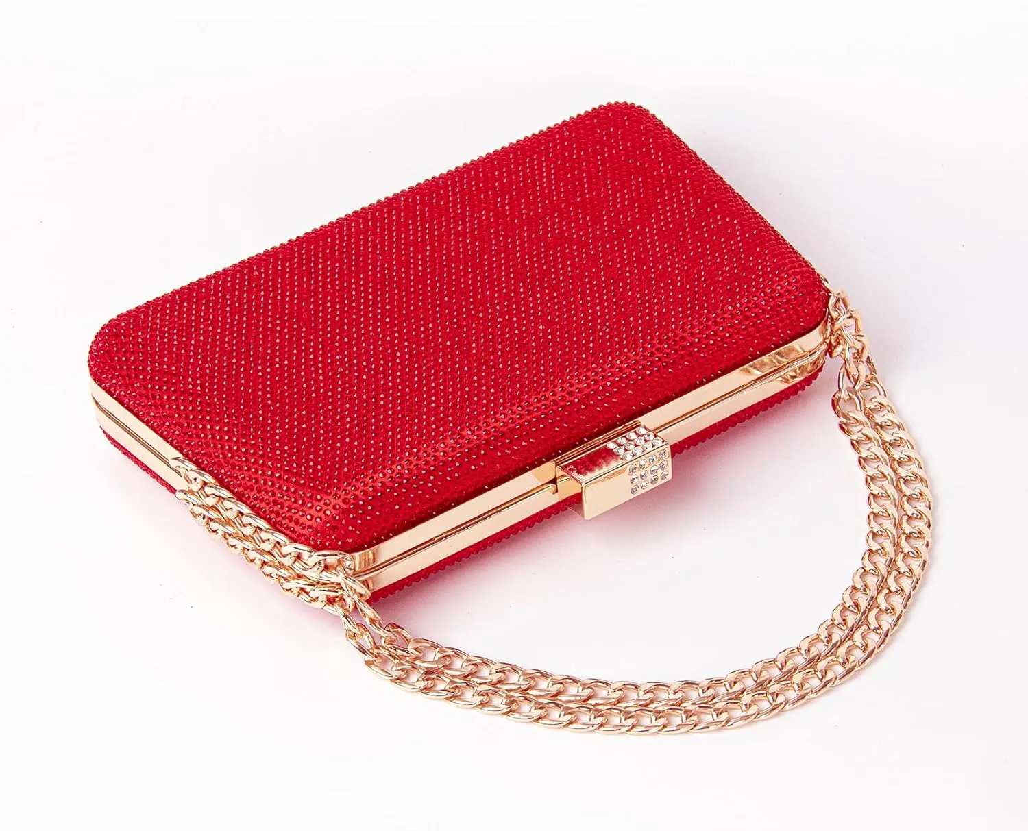 Women's Rhinestone Clutch Evening Bags Sparkly Glitter Formal Handbags