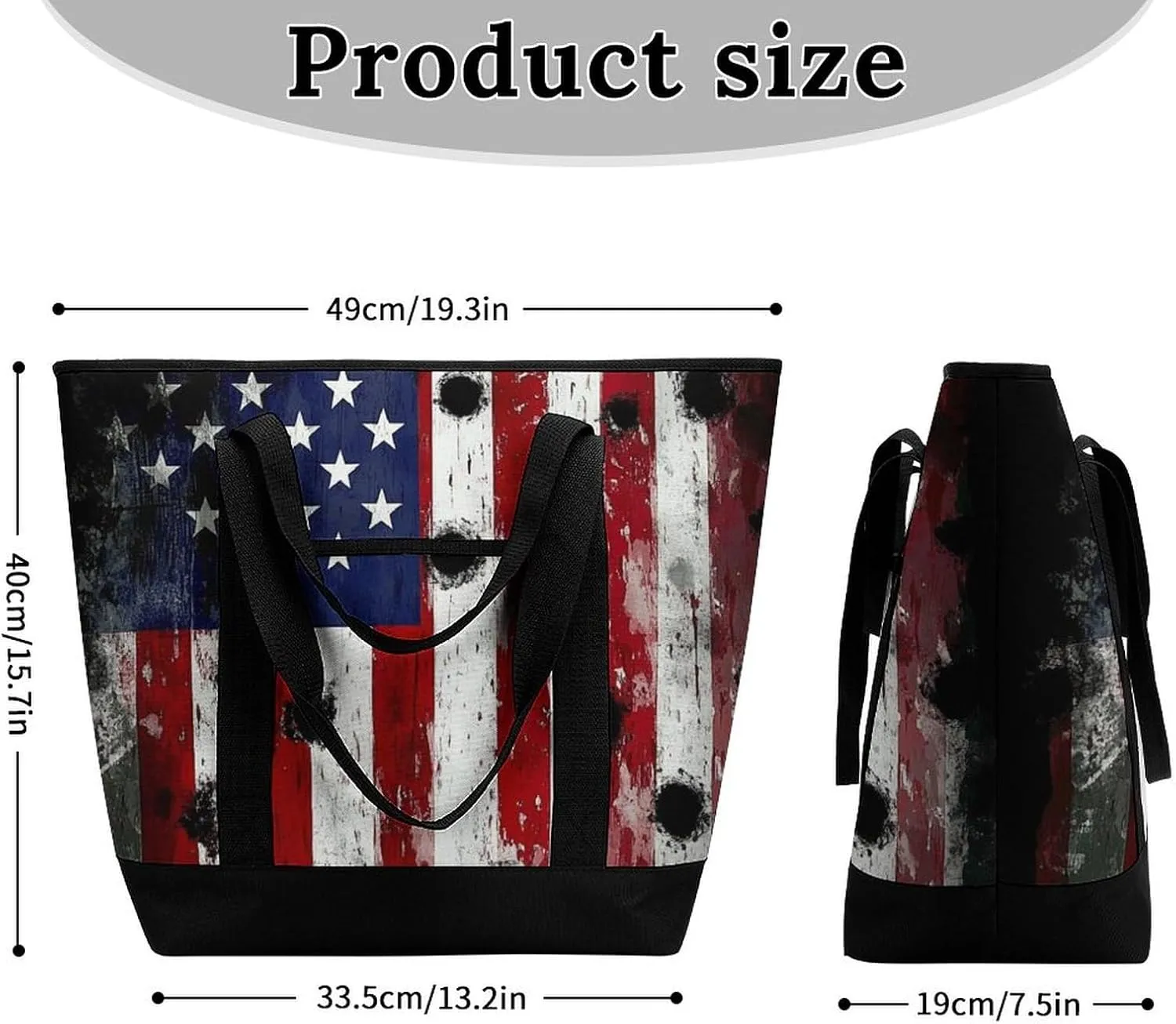 Women's Spacious Thermal Shoulder Bag Stylish Insulated Shopping Tote