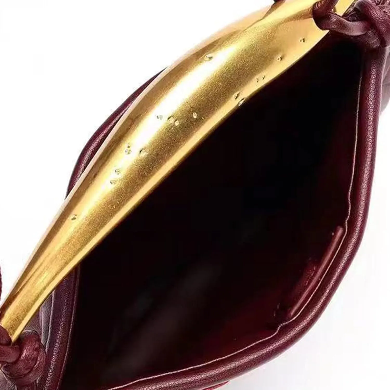 Woven Leather Dumpling Bag Dinner Handbag For Women Purse Hobo Bag Knotted