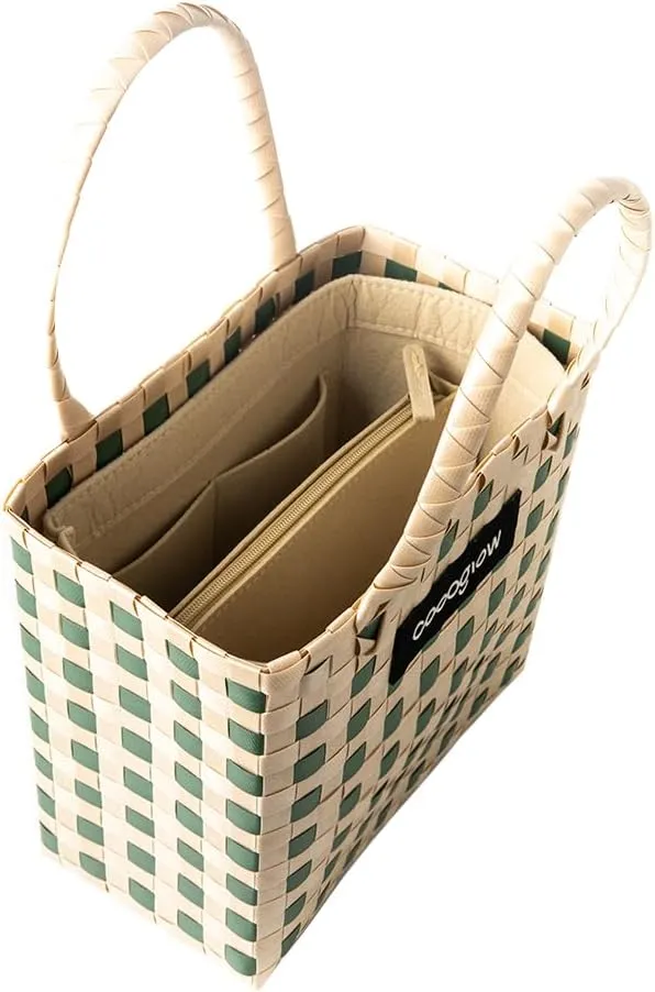 Woven Tote Bag For Women, PP eco-friendly tote bag,Female Handbag and Purses, Summer Beach, Pool