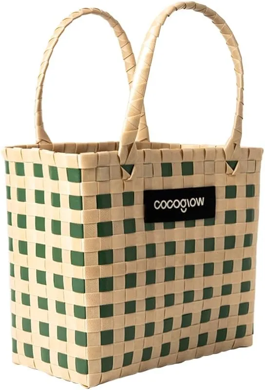 Woven Tote Bag For Women, PP eco-friendly tote bag,Female Handbag and Purses, Summer Beach, Pool