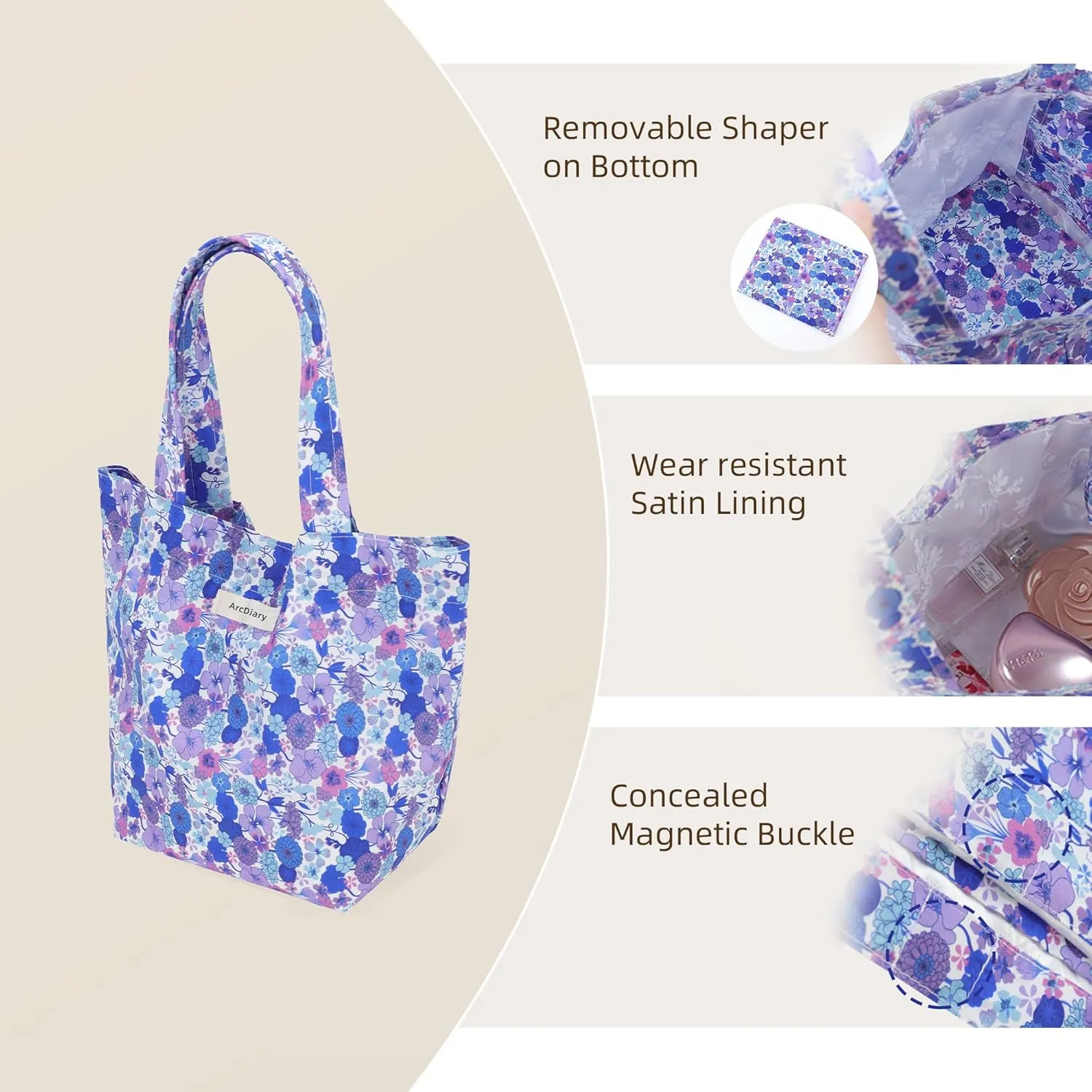 Wrist Bags for Women, Clutch Top Handle Bag, Soft, Portable Small Tote Purse Handbag Pouch, Paired with Scrunchies