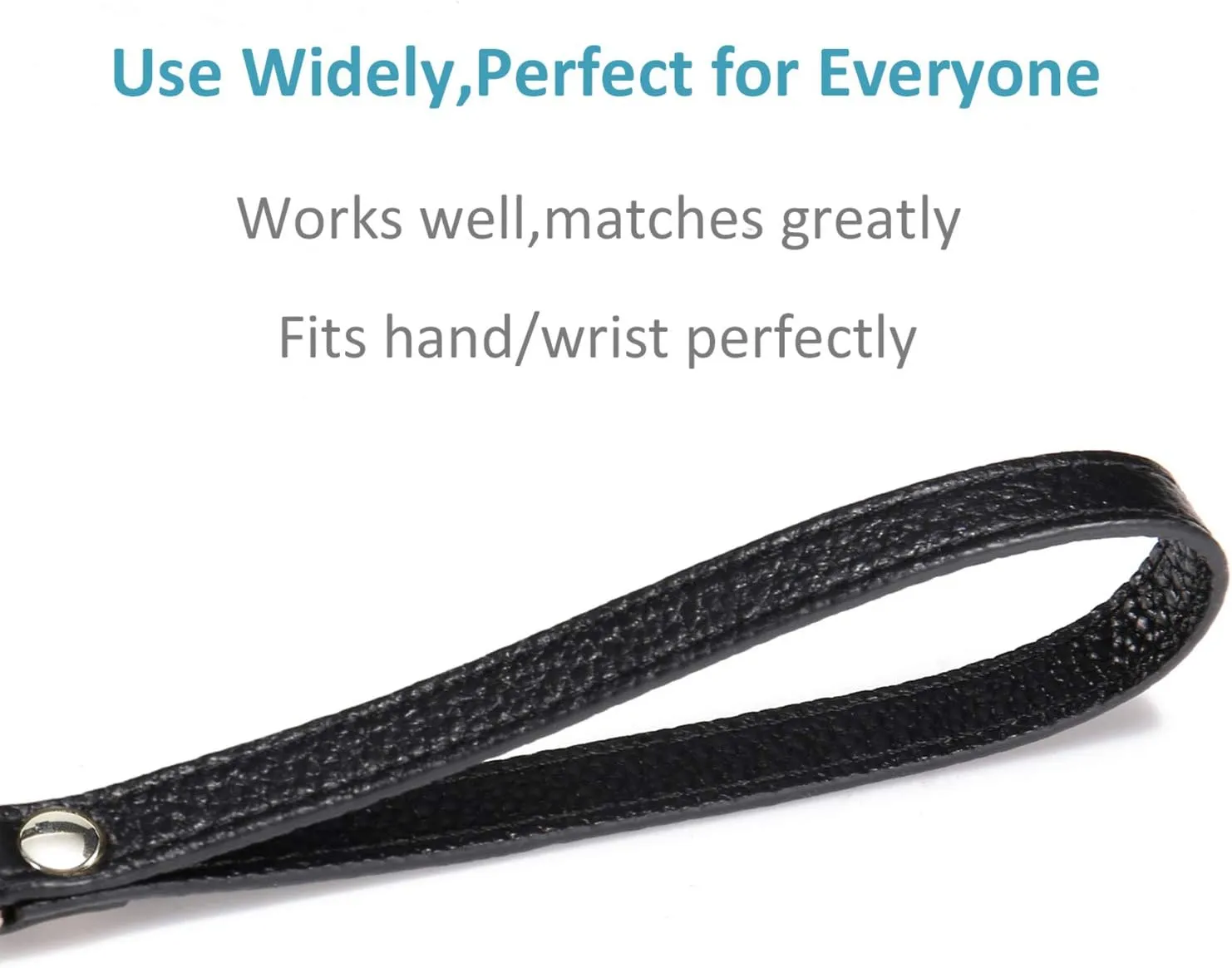 Wristlet Strap, Genuine Leather Keychain Wristlet KeyChain Hand Strap for Wallet Purse Clutch Cellphone Wristlet Key