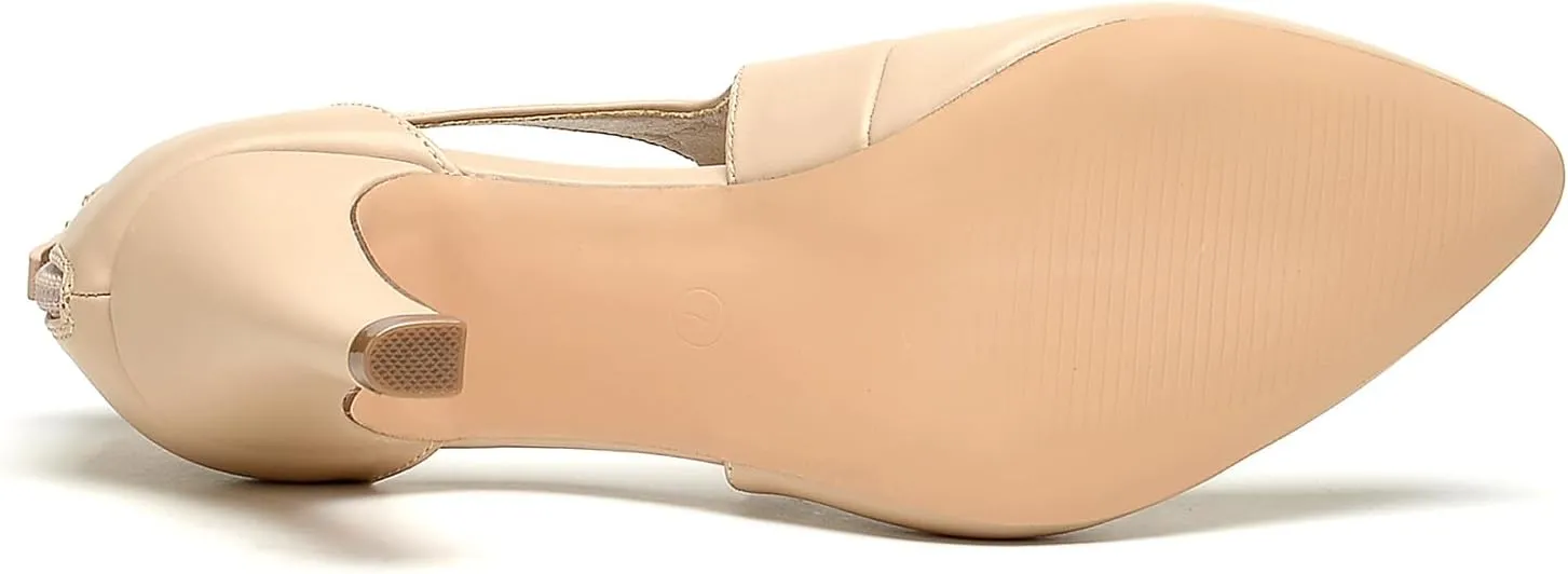 WuORWu Women's Closed Toe Pumps