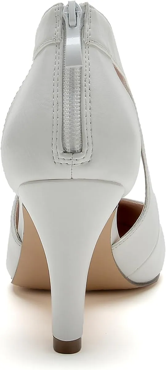 WuORWu Women's Closed Toe Pumps