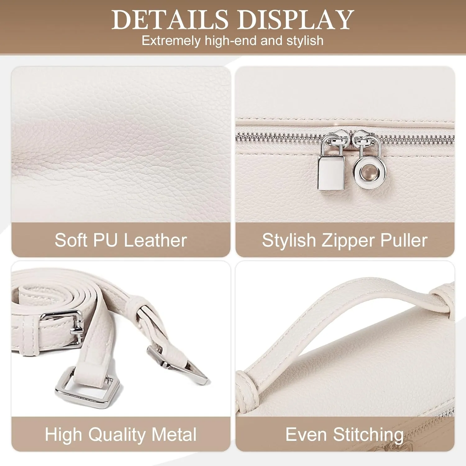 YIKOEE Luxury Designer Handbags for Women Crossbody Top Handle Purse