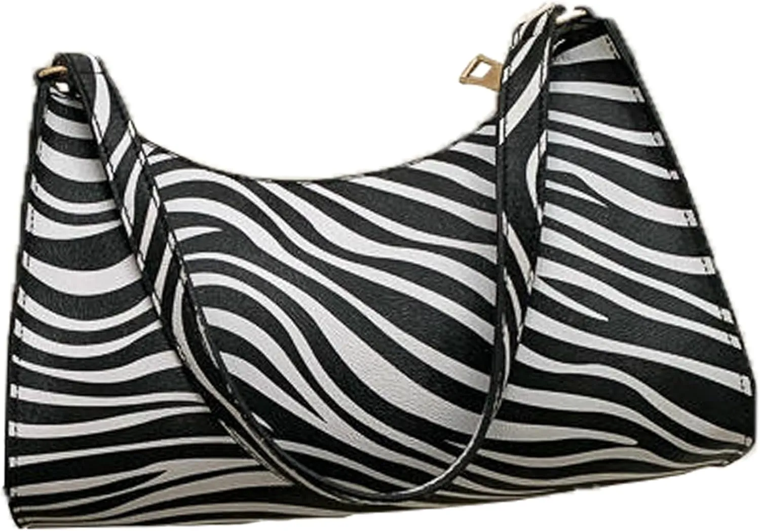 Zebra print purse,Cute purses for women Small Purse for Women, Retro Classic Tote HandBag With Zipper Closure For Women.(Cow Texture)