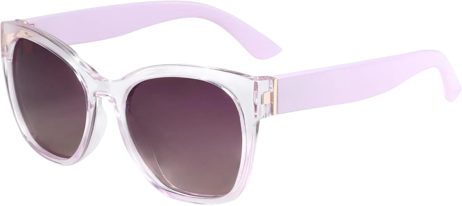 ZENOTTIC Cateye Polarized Sunglasses for Women - Oversized Sun Glasses UV400 Protection Retro Shades Designer Style