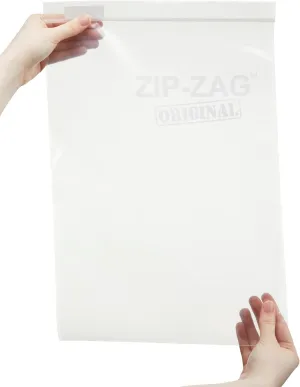 Zip Zag Bag (1 LB) 10x One Pound Zipper Bags (16.93" x 11") Say Goodbye to Stale Herbs And Spices With Food Safe Zipper bags | Resealable, Reusable, Washable, Airtight Bags